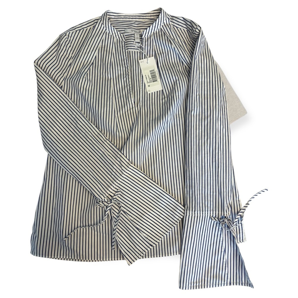 Striped Long Sleeve Blouse